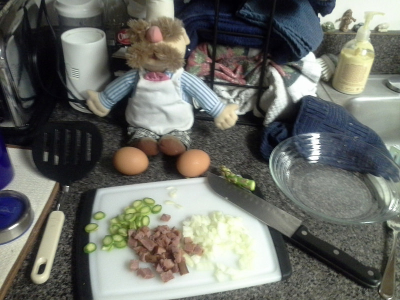 Cooking with William & Erica: The Strasburg Omelette or close to it