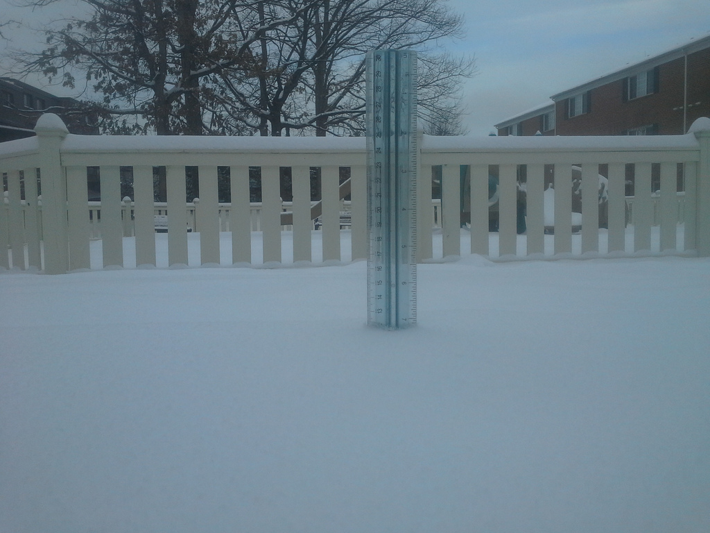 Alexandria, Va. Fat Presidents Storm snowfall – 6.75 inches