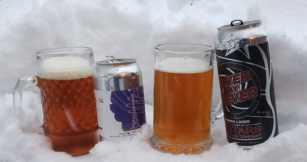 Vienna Lagers by Caboose Brewing and 3 Stars Brewing