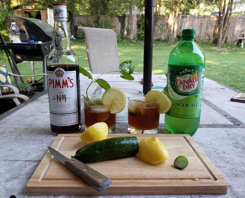 Another summer cocktail: Pimm’s Cup