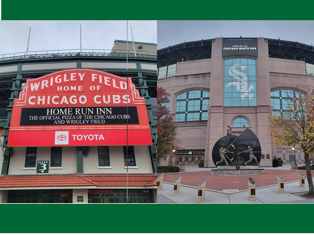 A tale of two second-city ballparks