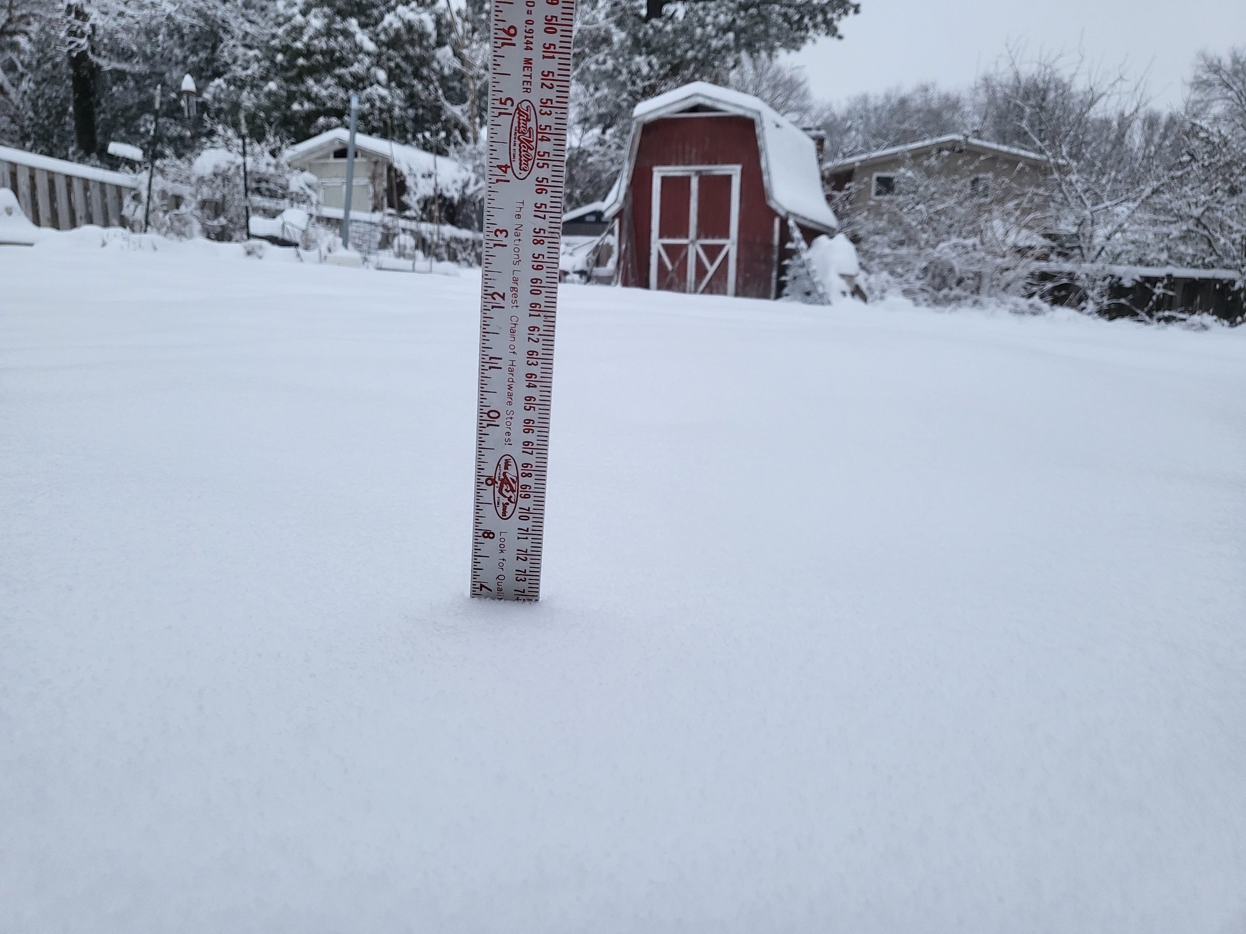 2025 Pitchers & Catchers Day storm – Alexandria, Va. snowfall measurement – updated 2/12/2025