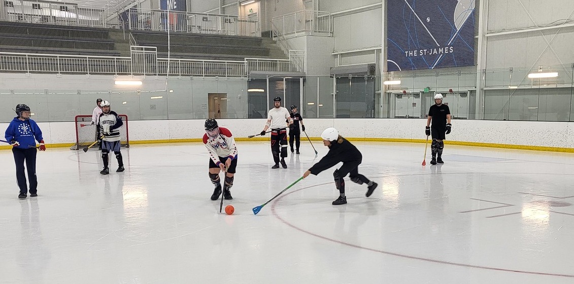Registration for summer half-ice broomball league at The St. James through June 15