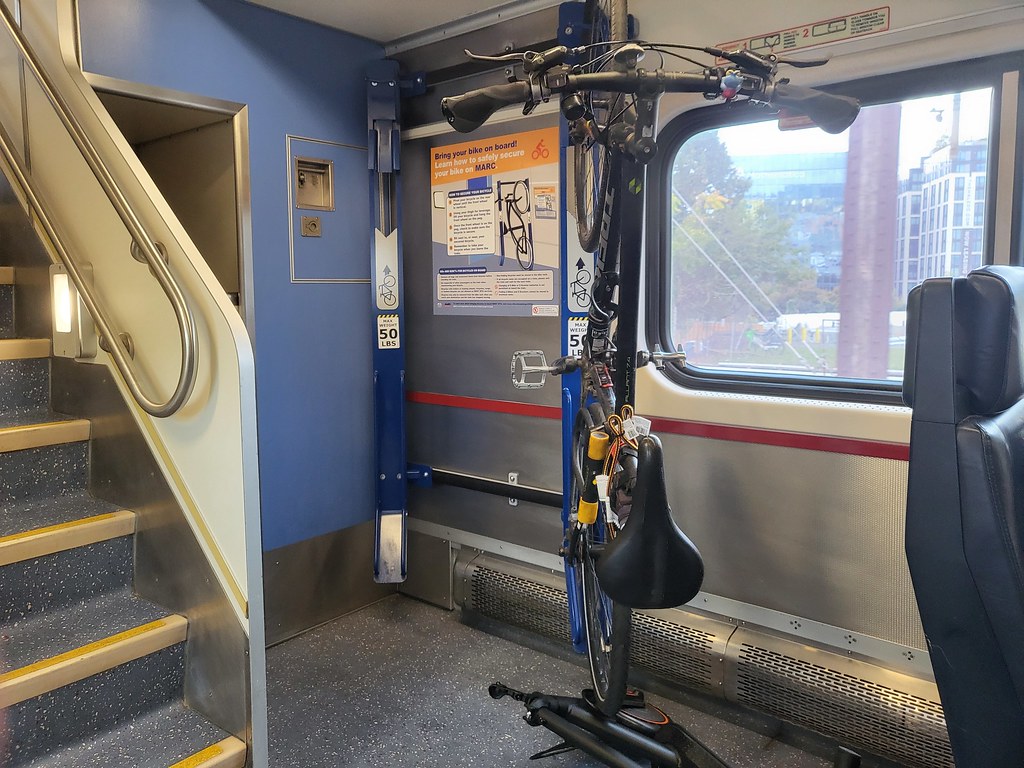 Taking a bicycle on MARC trains