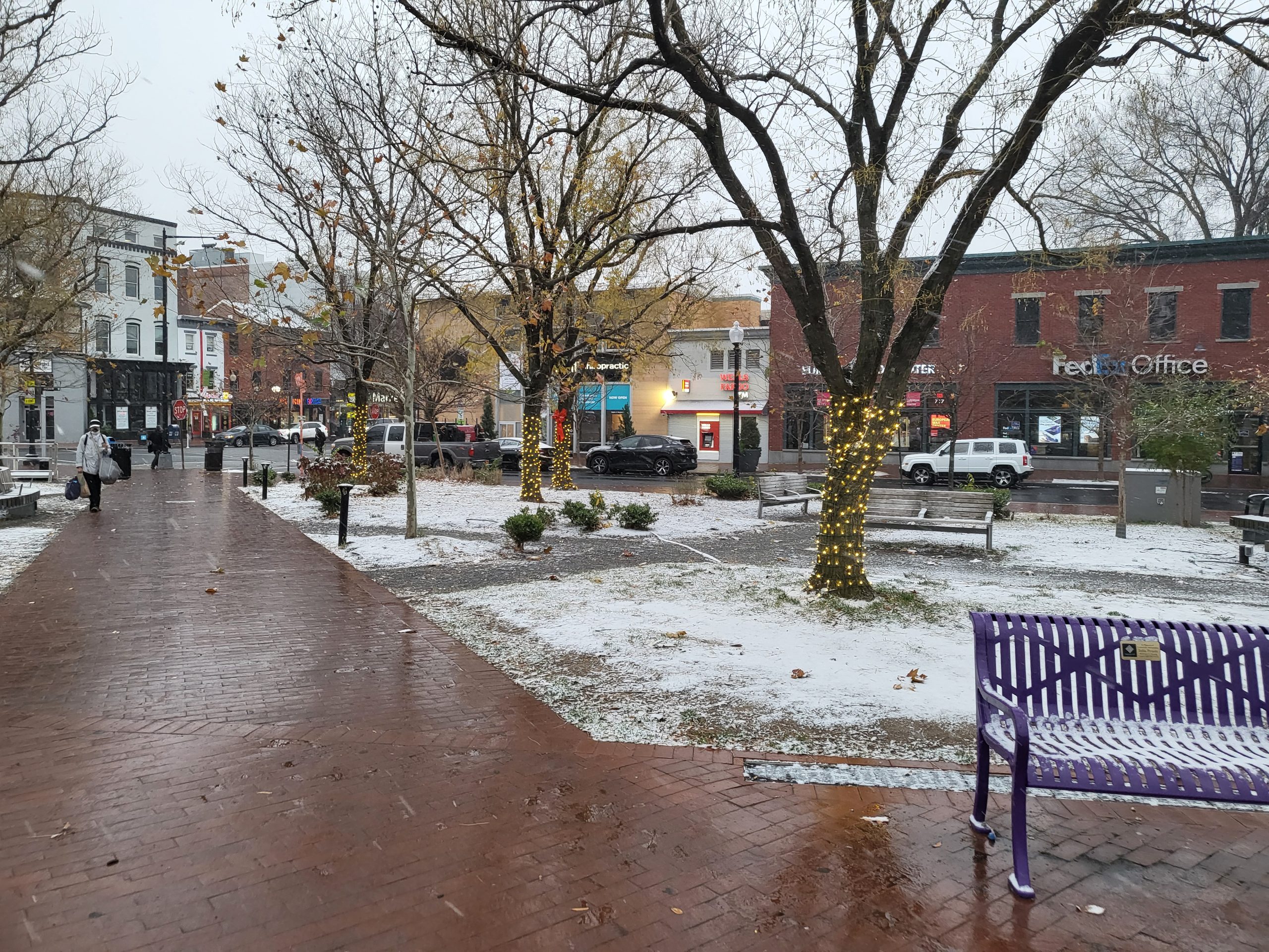 December 5, 2025 snow fall totals for Alexandria, Va. and Washington, D.C.