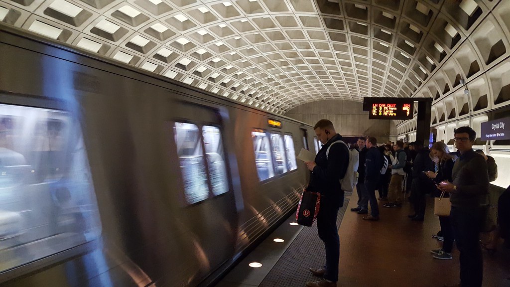 Crystal City Metro station in 2018