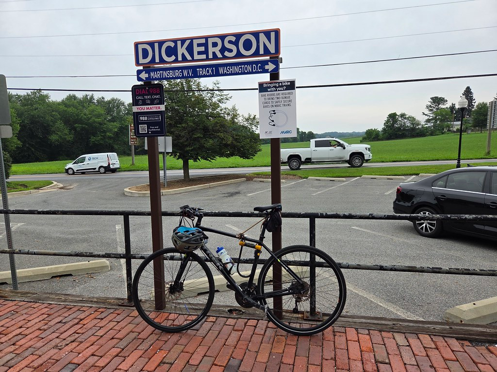 Taking a bike on MARC’s Brunswick line to get to the C&O Canal